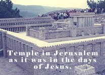 Photo of Temple in Jerusalem as it was in the days of Jesus.